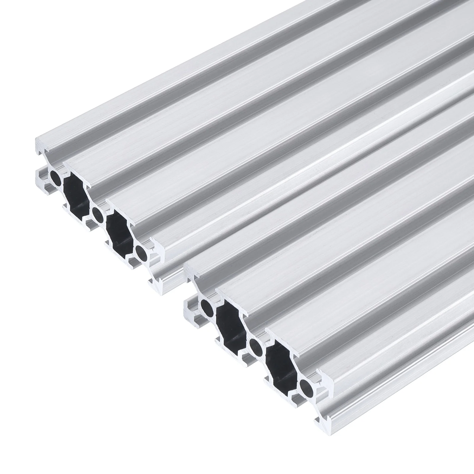1/2Pcs 2060 T-Slot Aluminum Extrusion Profile 200-600mm Linear Rail European Standard Metal Linear Rail for 3D Printer Workbench