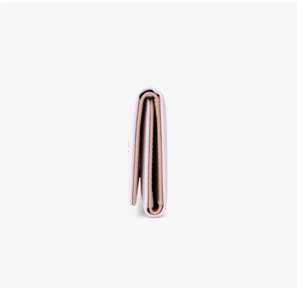 Carteras de conejo lindo de dibujos animados Mini monedero multifuncional PU carteras cortas bolso de tarjeta de mujer