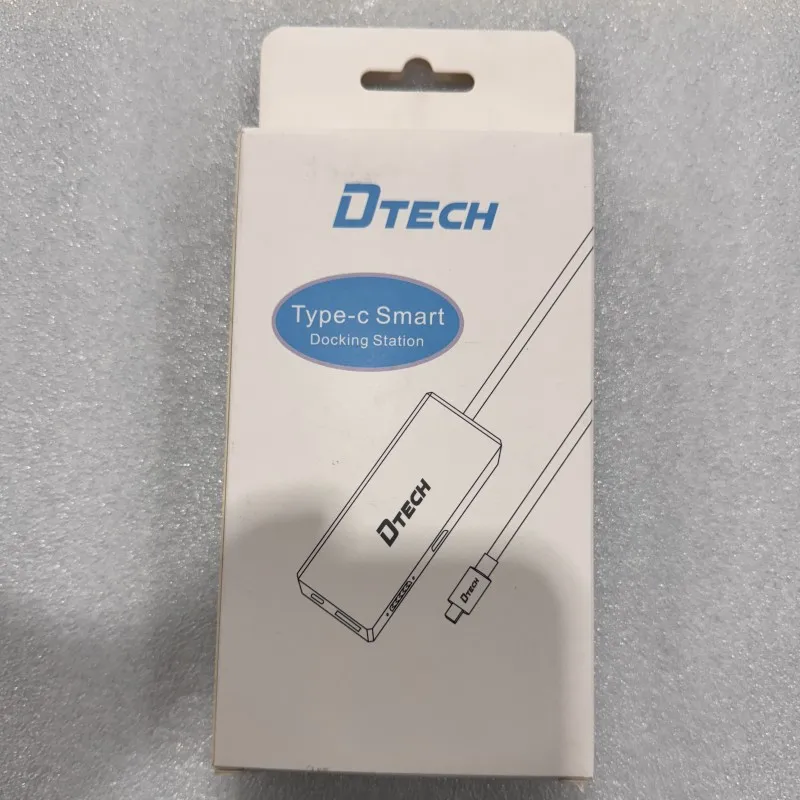 DTECH DT-3325 Type-C Ethernet Cable Converter 3 Port USB 3.0 Hub and Gigabit RJ45 Network Port