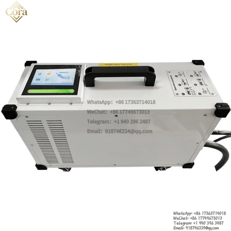 Compact Portable DC EV Charger 200-1000V 0-10A, GBT27930 CHAdeMO 2.0 OCPP 1.6 ISO 15118 Compatible, CE ROHS Certified