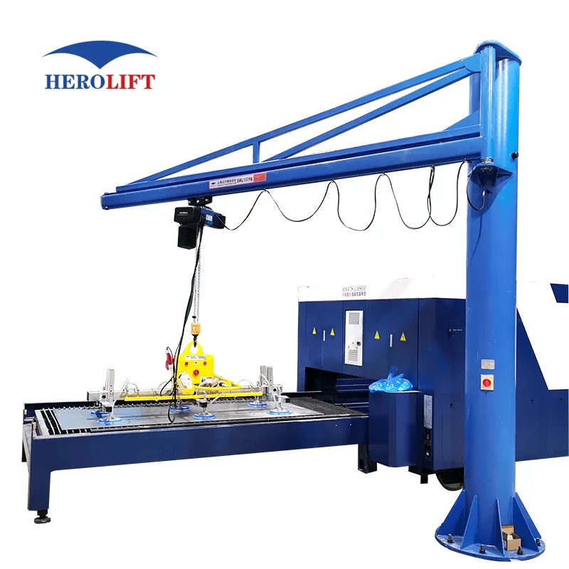 High-Quality Carbon Suction Crane Supplier Exporters Vacuum Metal Lifter Exporter Laser Cutting Suction Cup