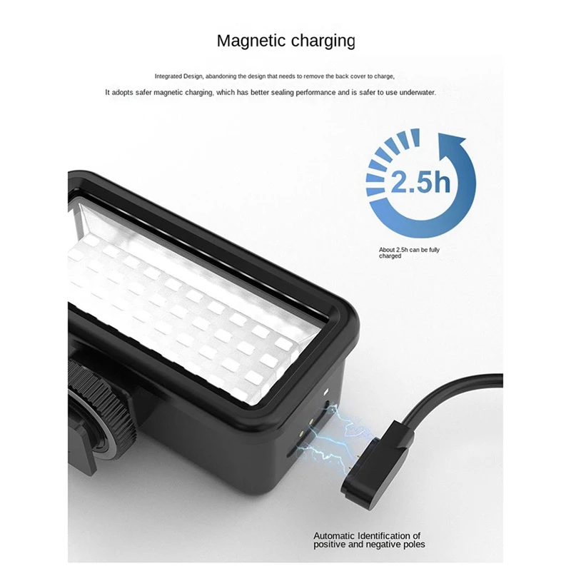 กันน้ําดําน้ําโคมไฟใต้น้ําการถ่ายภาพแสงสําหรับ Gopro โทรศัพท์มือถือ Action Camera