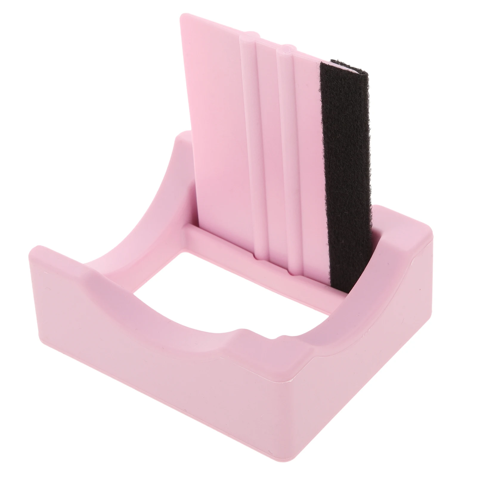 

Glass Cup Holder Professional Tumbler Desktop Cradle Silicone Small Pink Reusable Cradle Set Slot Scraper Safe Practical Wear