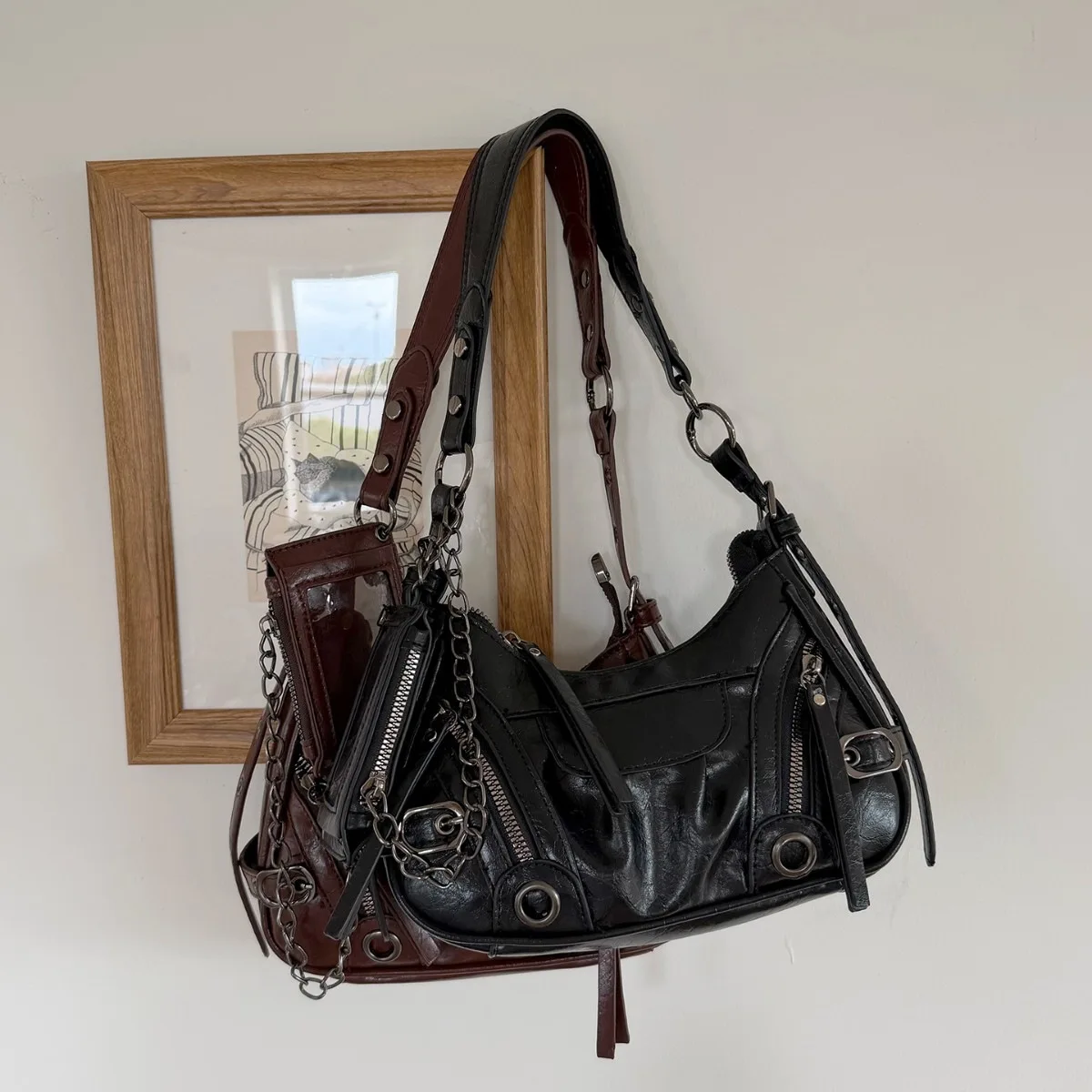 CGCBAG Vintage y2k Small Crossbody Bags For Women Luxury Designers Tote Bags Casual Commuting Lage Capacity Female Handbags