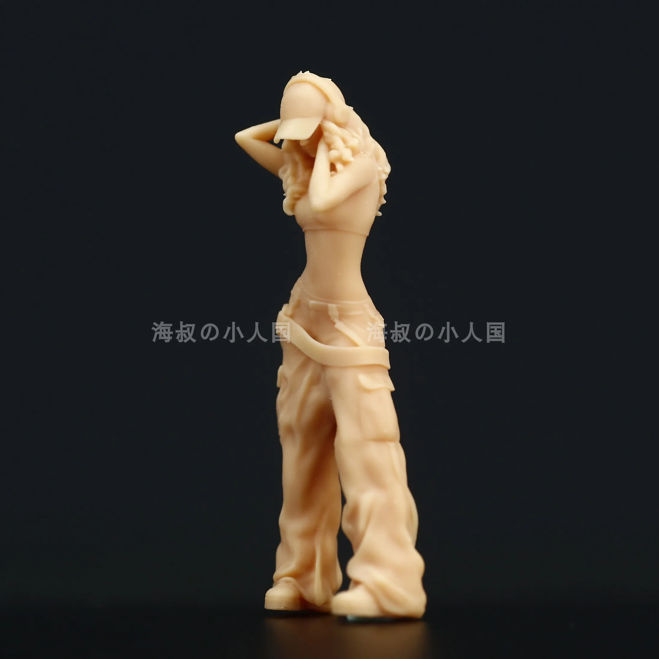 미니어처 피규어 1/64 1/43 십대 트렌디 소년 소녀 음악 댄스 피규어 인형, 3D 프린트 디오라마 모래 테이블 장면 소품 디스플레이