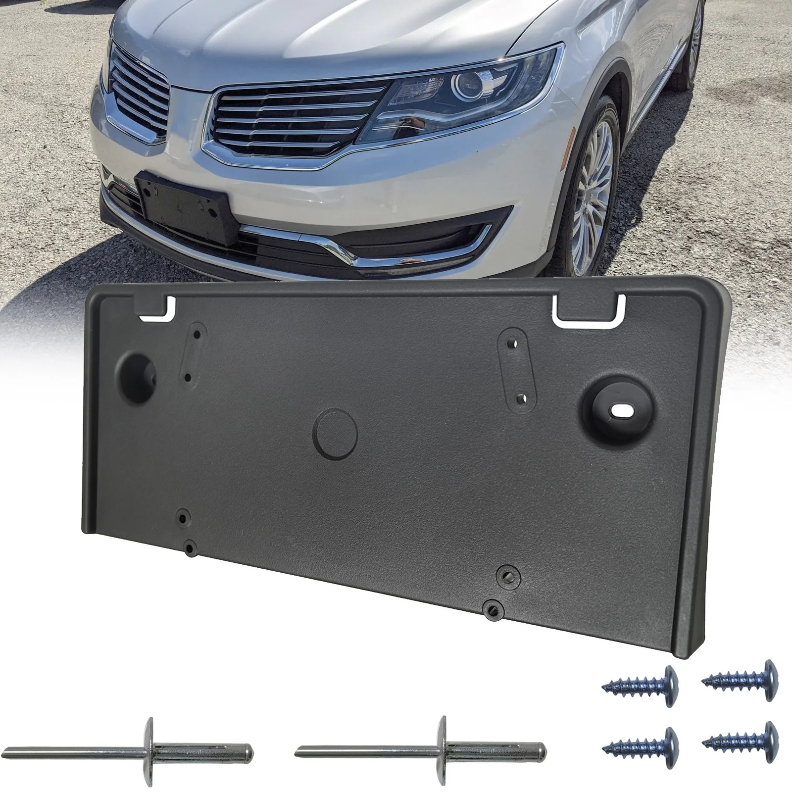 

For Lincoln MKX 2016 2017 2018 Front License Plate Frame Holder Mount Bracket
