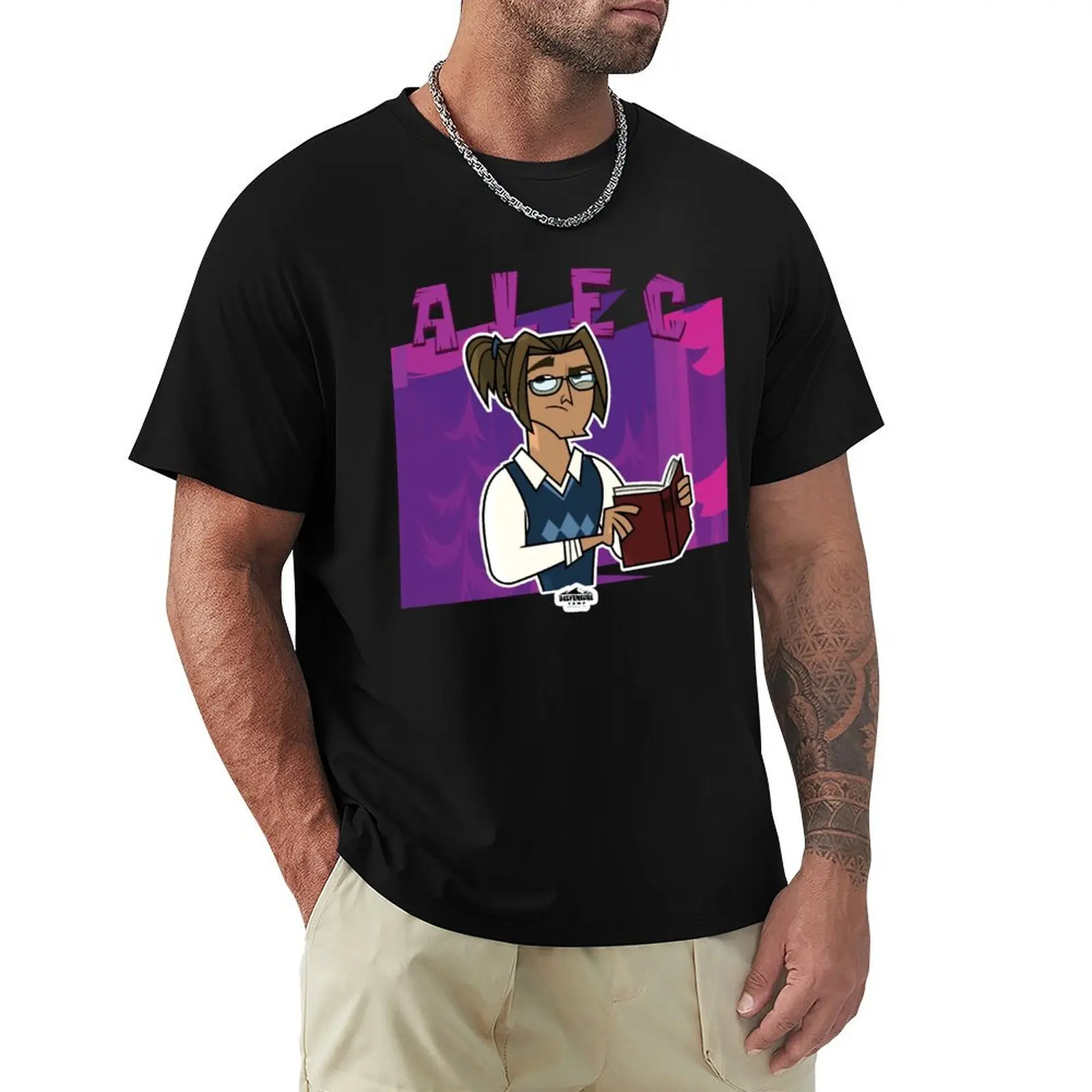 

Adventure Camp - Alec T-Shirt valentines clothes vintage anime shirt Men's clothing