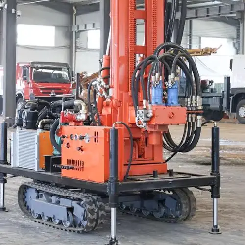 

Customized Commercial High Performance Drilling Machine – 200m Water Well Rig with Hydraulic Outriggers
