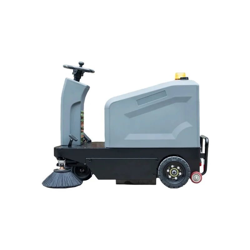 Intelligent Driving Floor Sweeper 10200 Square Meter Cleaning Efficiency 180L Dual Water Tank Wind Pressure Dust Removal Sweeper
