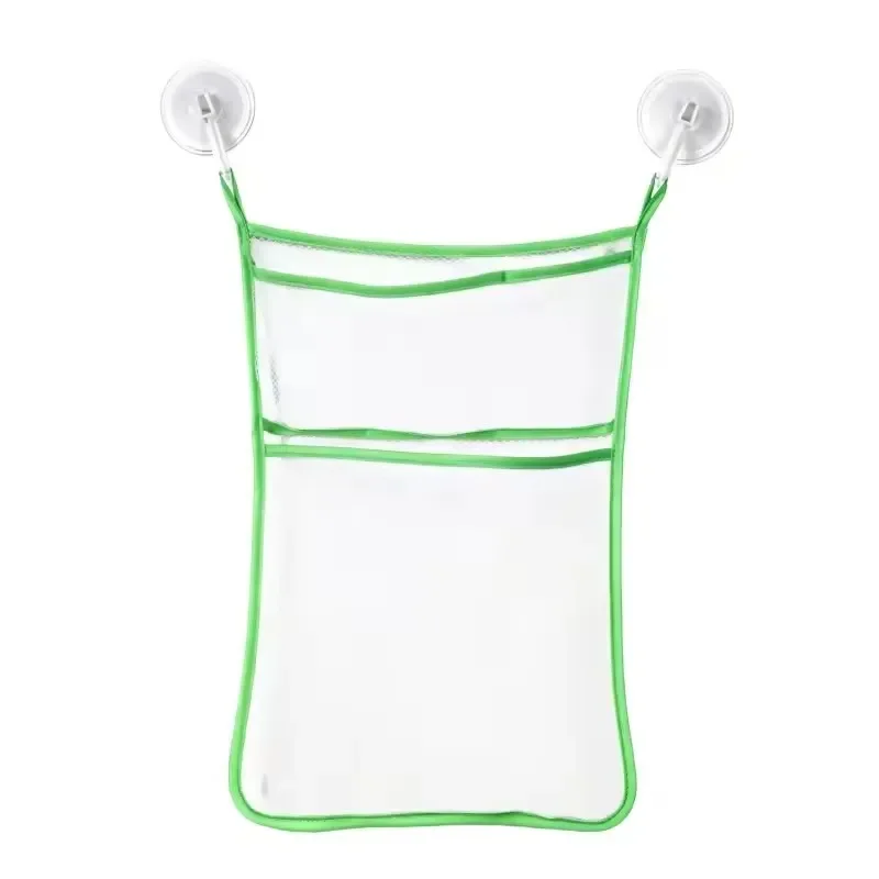 Mesh Baby Bath Toy Storage Bags Sucker Design Baby Bath Organizers for Bathtub Toys Cartoon Animal Cloth Sand Toys Storage Net