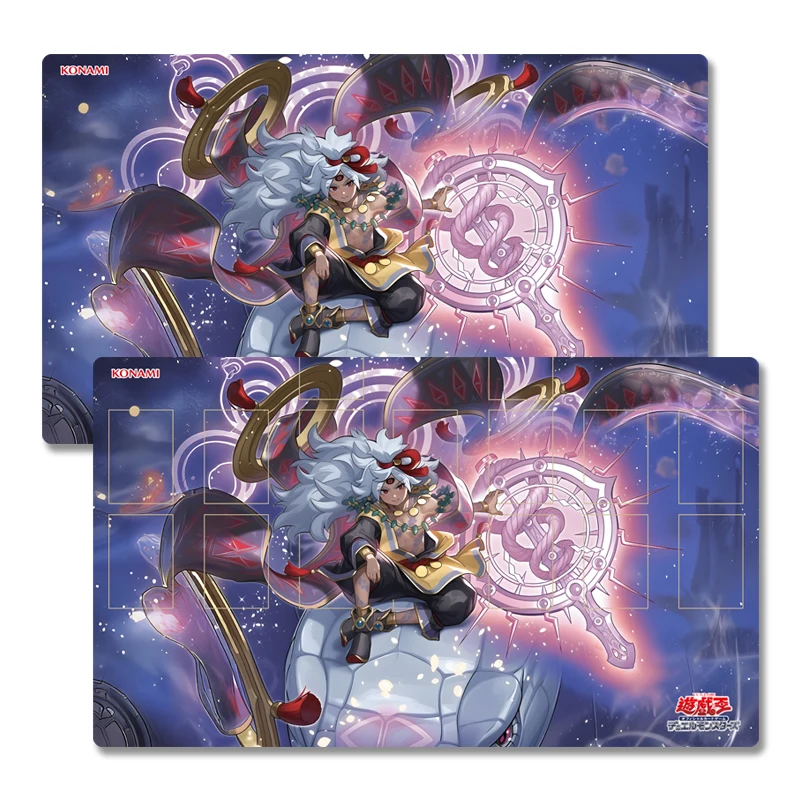 

Yugioh Mitsurugi no Miko, Wousu Play Mat Yu-Gi-Oh! TCG OCG Trading Card Games Mat Duel Plate Rubber Card Mat Mouse Pad