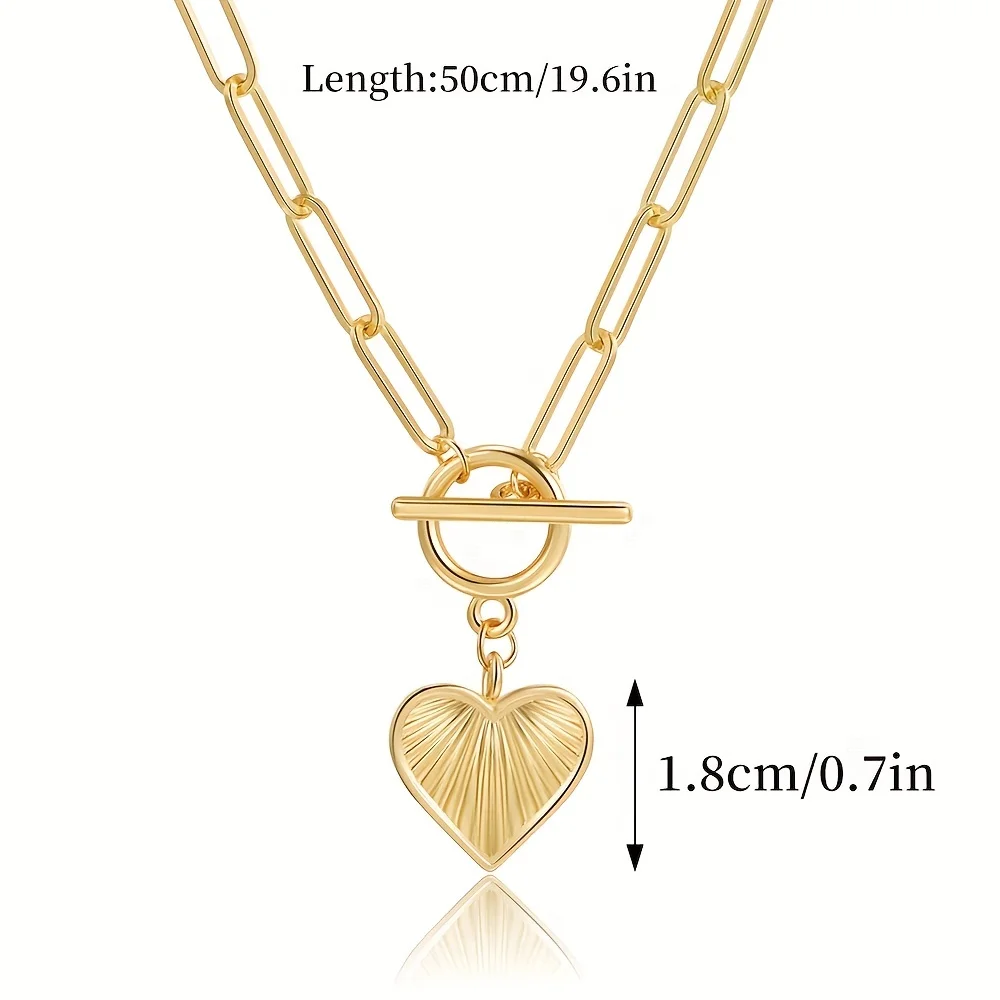 قلادة حب مع سلسلة مشبك الورق ، هدية حفلة عيد ميلاد إبداعية ، هدية عيد الحب ، لطيفة وساحرة ، مائة ساحرة ، السنة الجديدة ، عيد الميلاد