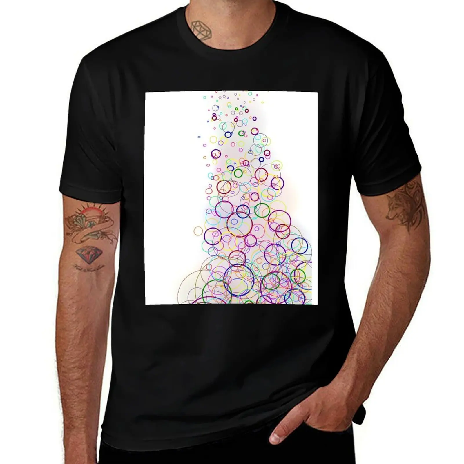 

Bubbles T-Shirt t shirt man designer man graphic t shirt t shirt men 100% cotton luxury brand T-Shirt