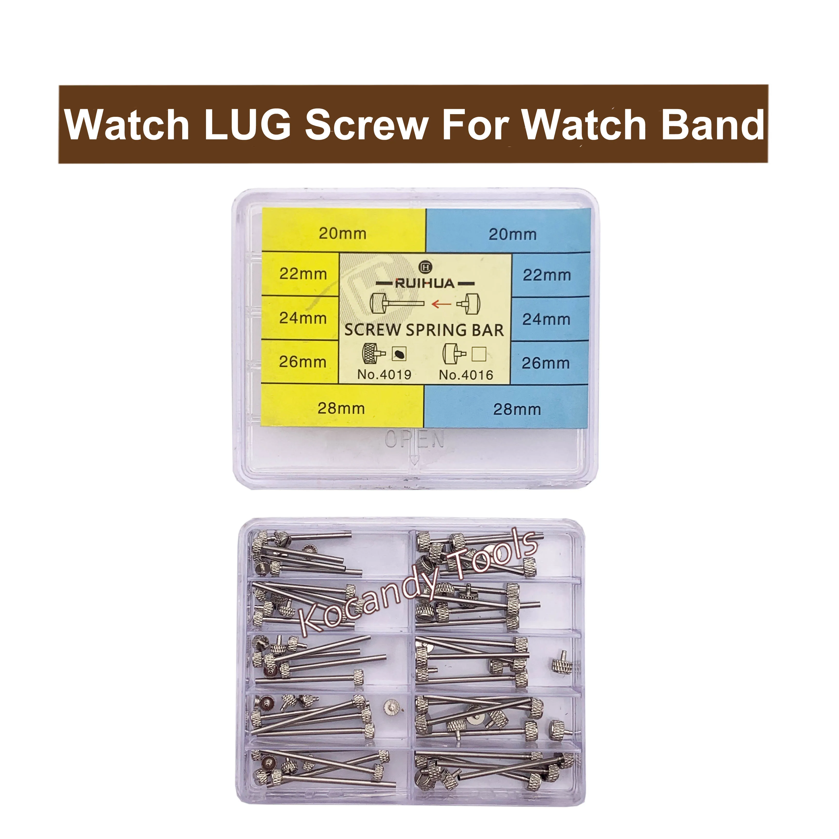 Silver thread Watch Band Screw Pins for Watchmaker Repair Parts Watch LUG Screw Set