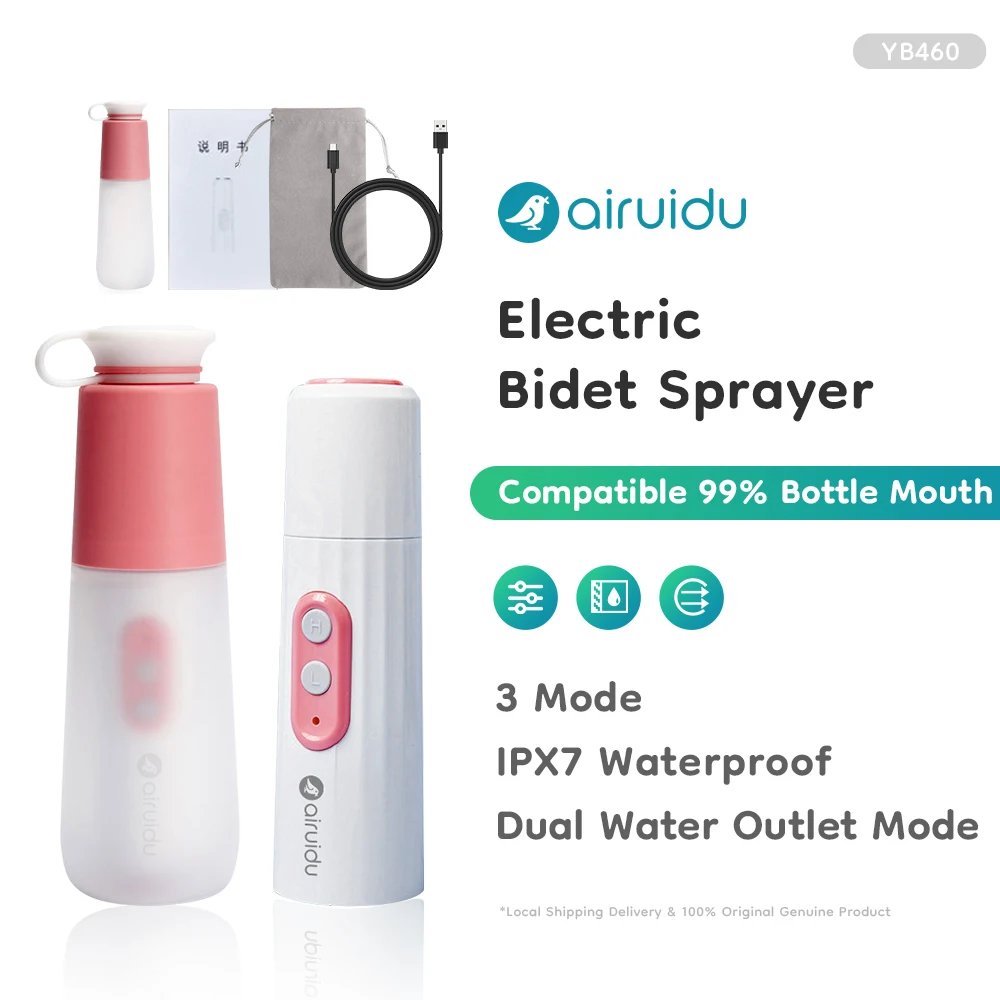 

2025 Portable Bidet Type-C Charging Travel Bidet 270ml Large Capacity Bottle Handheld Bidet For Women Infants 500mAh Battery