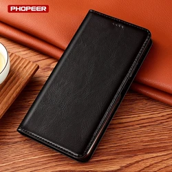 Luxury Genuine Leather Case for Apple iPhone 17 AIR 16 E 15 14 13 12 11 Pro Max Plus Mini flip Magnetic slot Wallet Cover.