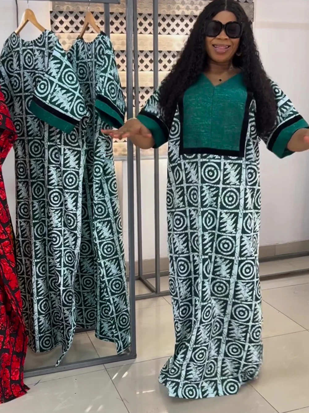 

African Dresses for Women Plus Size Africa Clothes Dashiki Ankara Sequin Outfit Gown Kaftan Muslim Wedding Party Long Maxi Dress