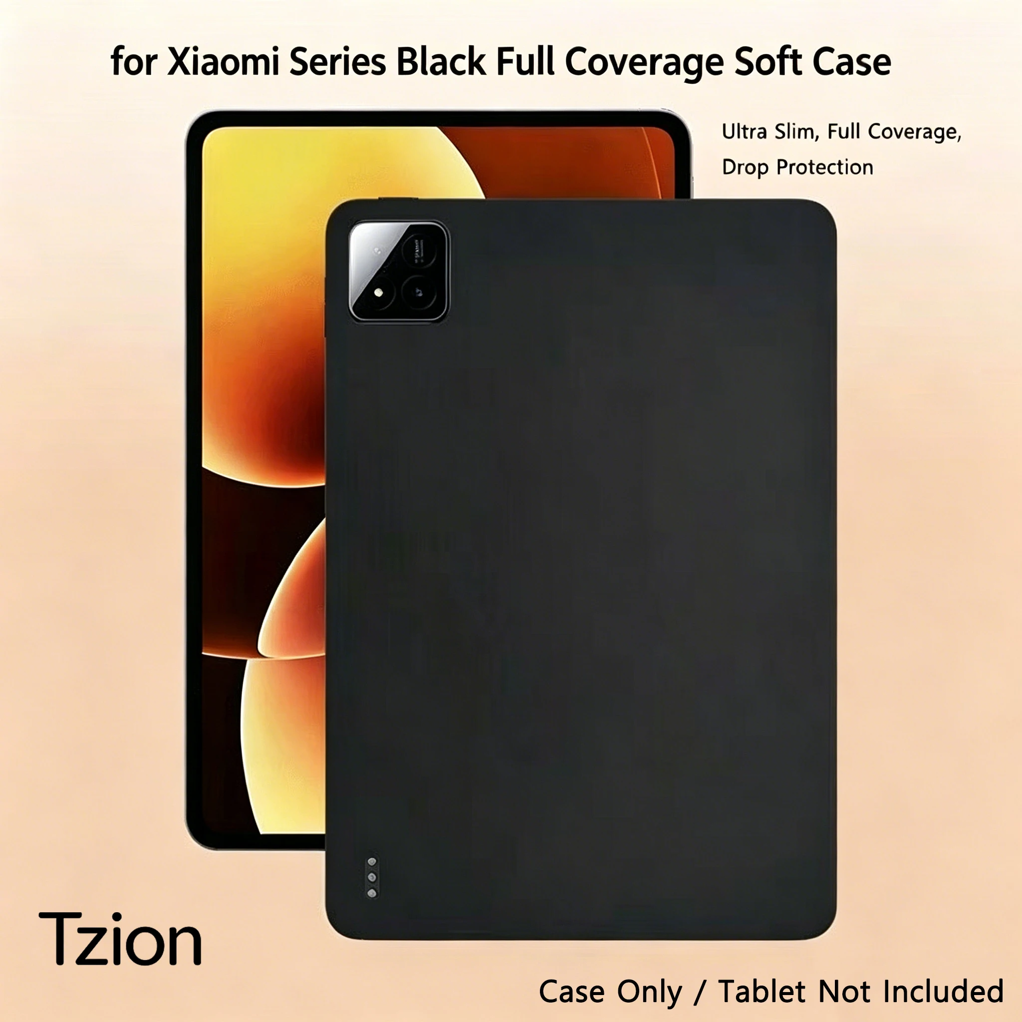 Hülle für Xiaomi Pad 8 Tablet 11,2 Zoll, schlanke, stoßfeste, vollständig abdeckende Softcase-Hülle.