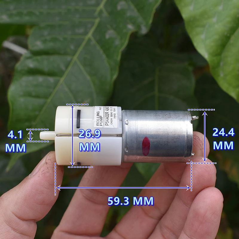 

OKEN SEIKO 1PCS Mini Rolling Pump DC 5V 6V Small 370 Motor for DIY Blood Pressure Monitor Aquarium Fish Tank Air Oxygen