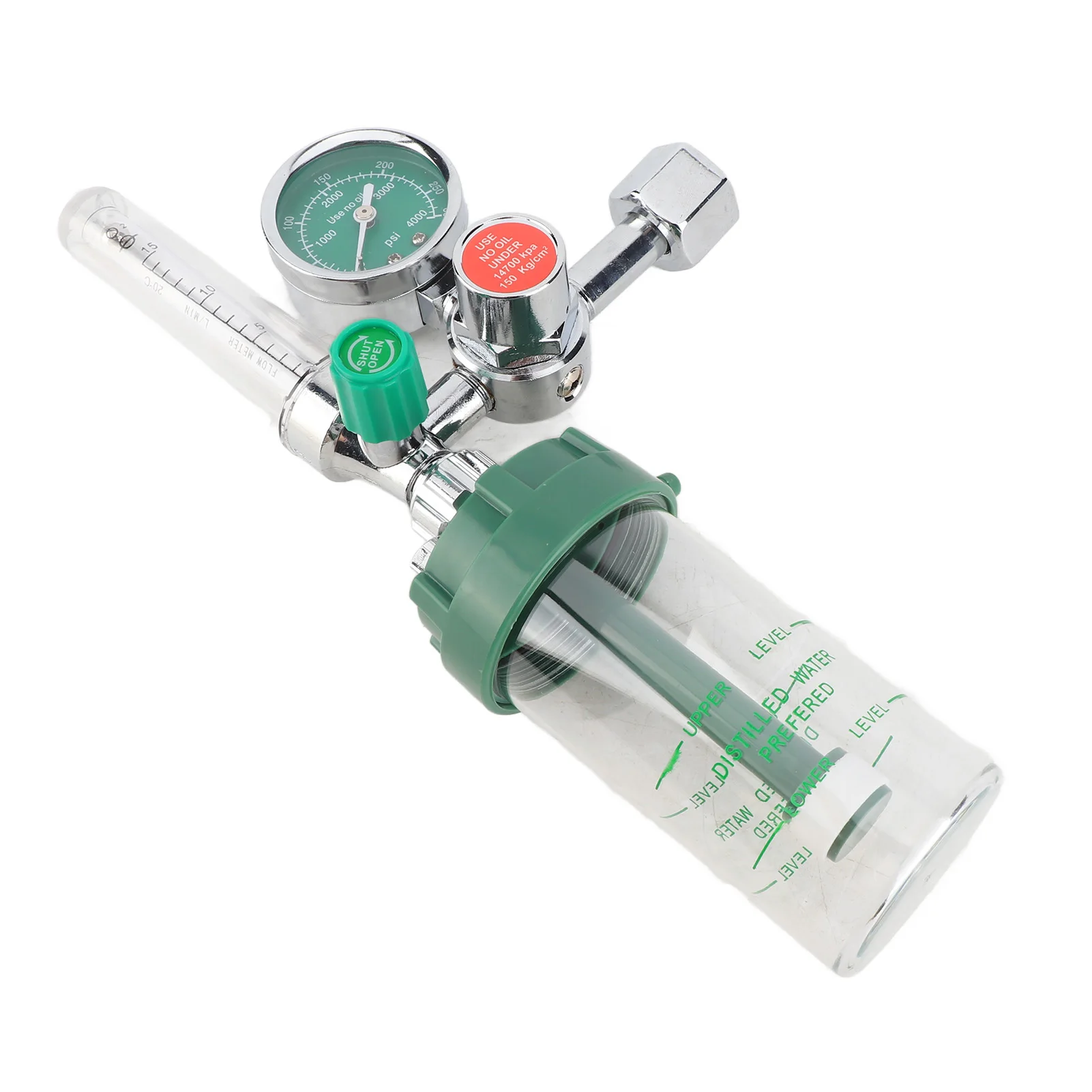 

Манометр для кислорода, регулятор расхода воздуха 0-100 МПа, профессиональный редуктор давления кислорода с манометром