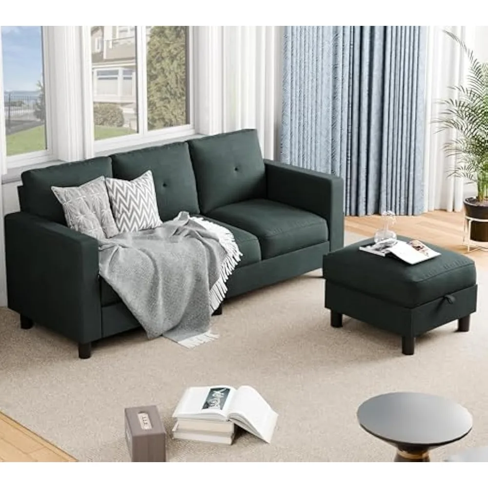 Sectional Sofas Couches for Living Room, L Shaped Couch with Storage Convertible Sofa Set, Small Couches for Small Spaces with