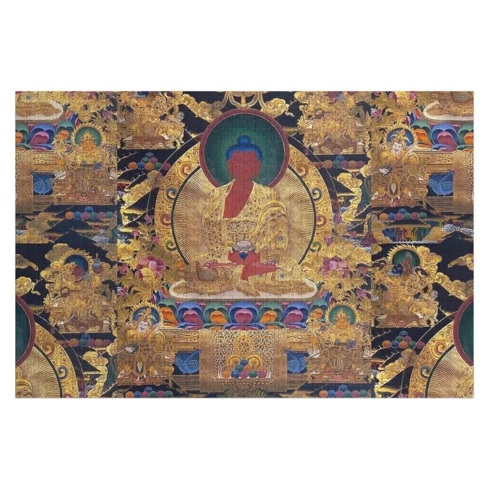 

Mandala 116 Golden Amithaba Buddha Thangka Jigsaw Puzzle Custom Gifts Customized Gifts For Kids Jigsaw Custom Puzzle