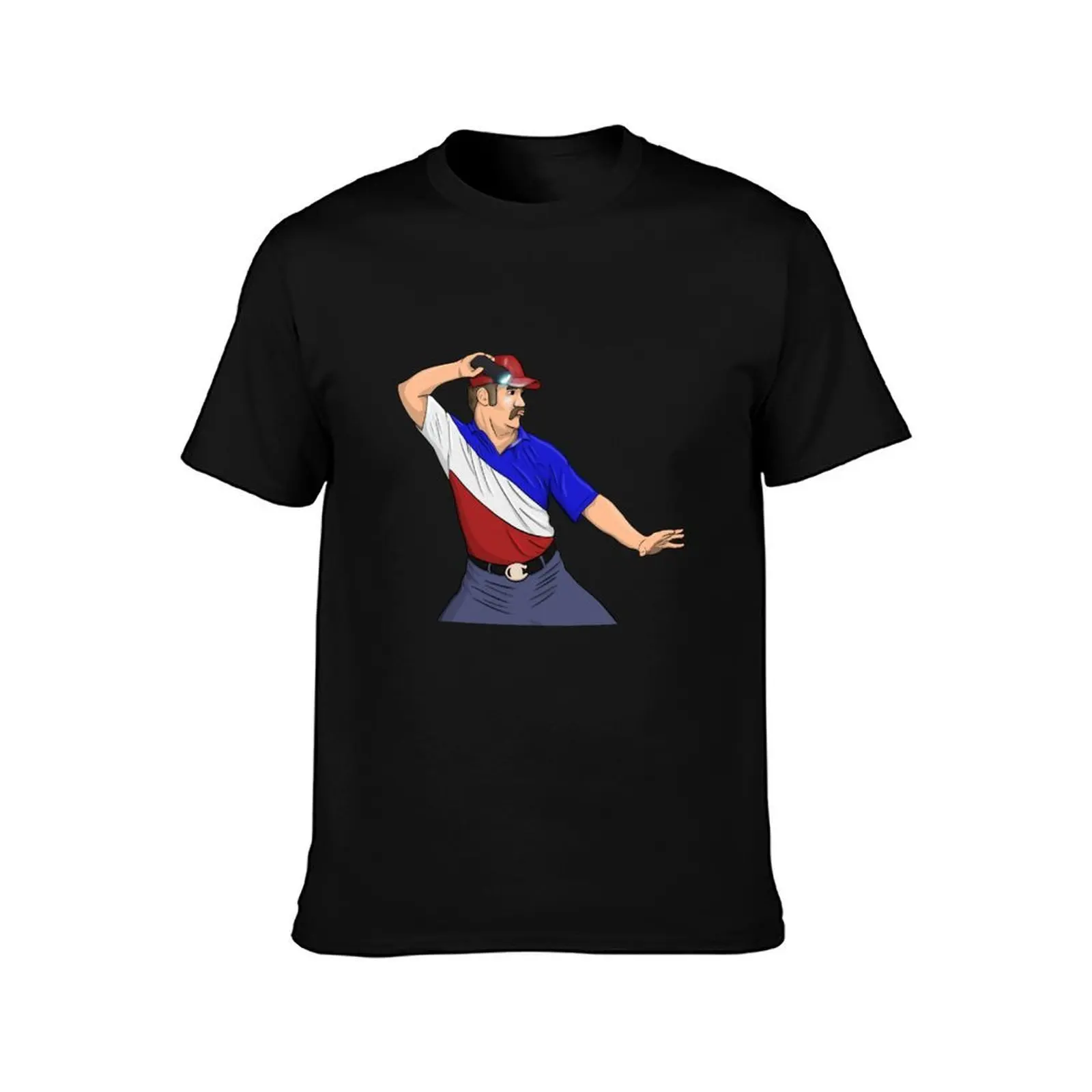 Cal Naughton Jr talladega nights Dr Watts T-Shirt, Summer Casual Cotton Tee, Oversized Streetwear Tops, Vintage Graphic Print