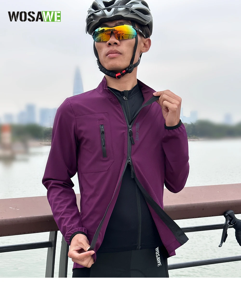 WOSAWE Fahrradjacken, Sommer, atmungsaktiv, Fahrradjacken, Windjacke, Reiten, Outdoor, Sonnenschutz, Reitausrüstung – Detail 2