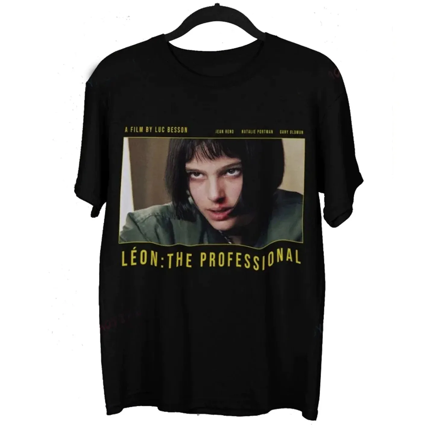 Leon The Professional Mathilda Stare Close Up Graphic T-Shirt Cotton Men Women Streetwear Tee