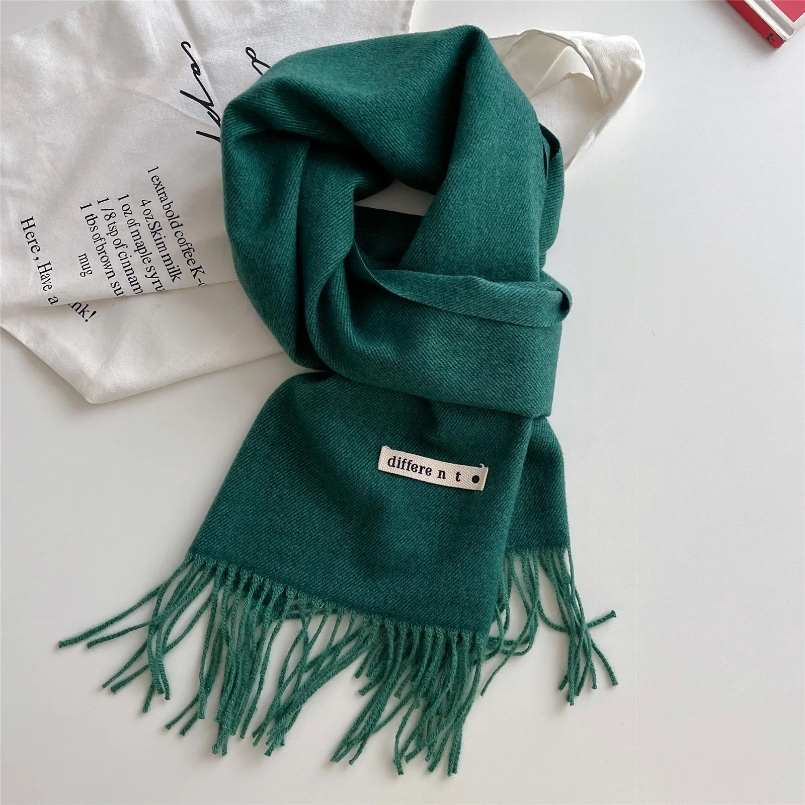 Syal Tebal Mirip Kasmir, Model - Cashmere Scarf ulasan dan harga