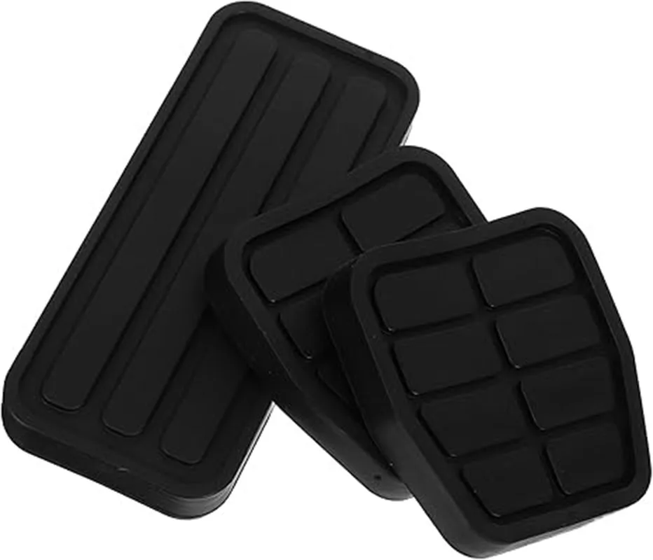 

3Pcs Pedal Pad Rubber Clutch Brake Accelerator Anti Slip Foot Pedal Cover For VW Transporter T4 Golf Jetta Audi Seat Alhambra