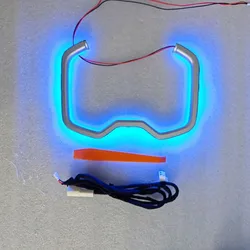 For Toyota RAV4 2019 2020 2021 2022 2023 2024 Car Styling LED Light Inner Water Cup Holder Decoration Cover Trim