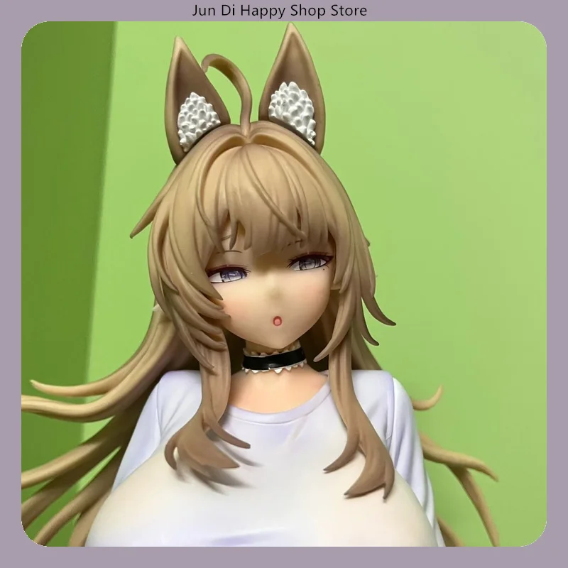 Figurine Anime Fille Elfe Lapin de 45 cm en Pose Debout, Modèle de Collection, Décoration de Bureau, Ornement, Jouet, Cadeau pour les Fans