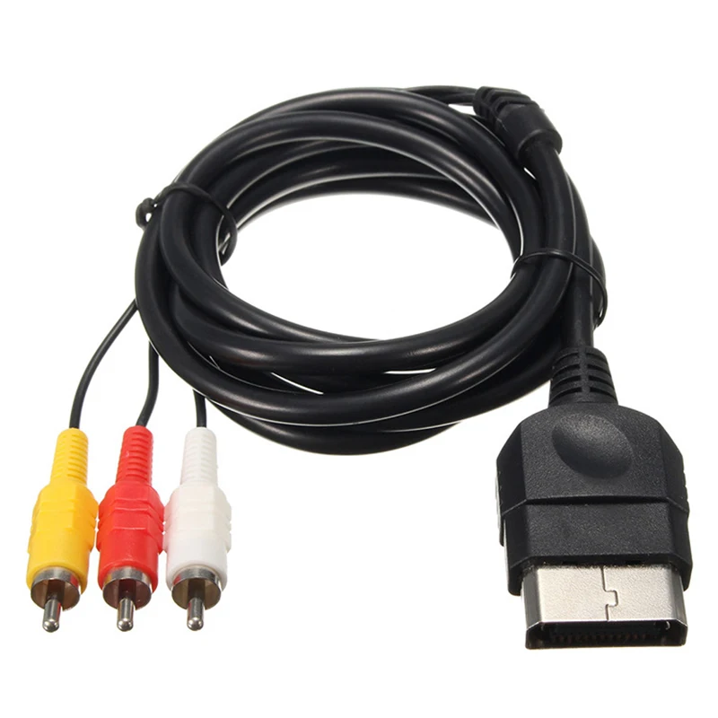for Microsoft XBOX AV Cable 3RCA Audio Video Extend Wire Game Console Connect TV Monitor HD Cord  AV Composite Line