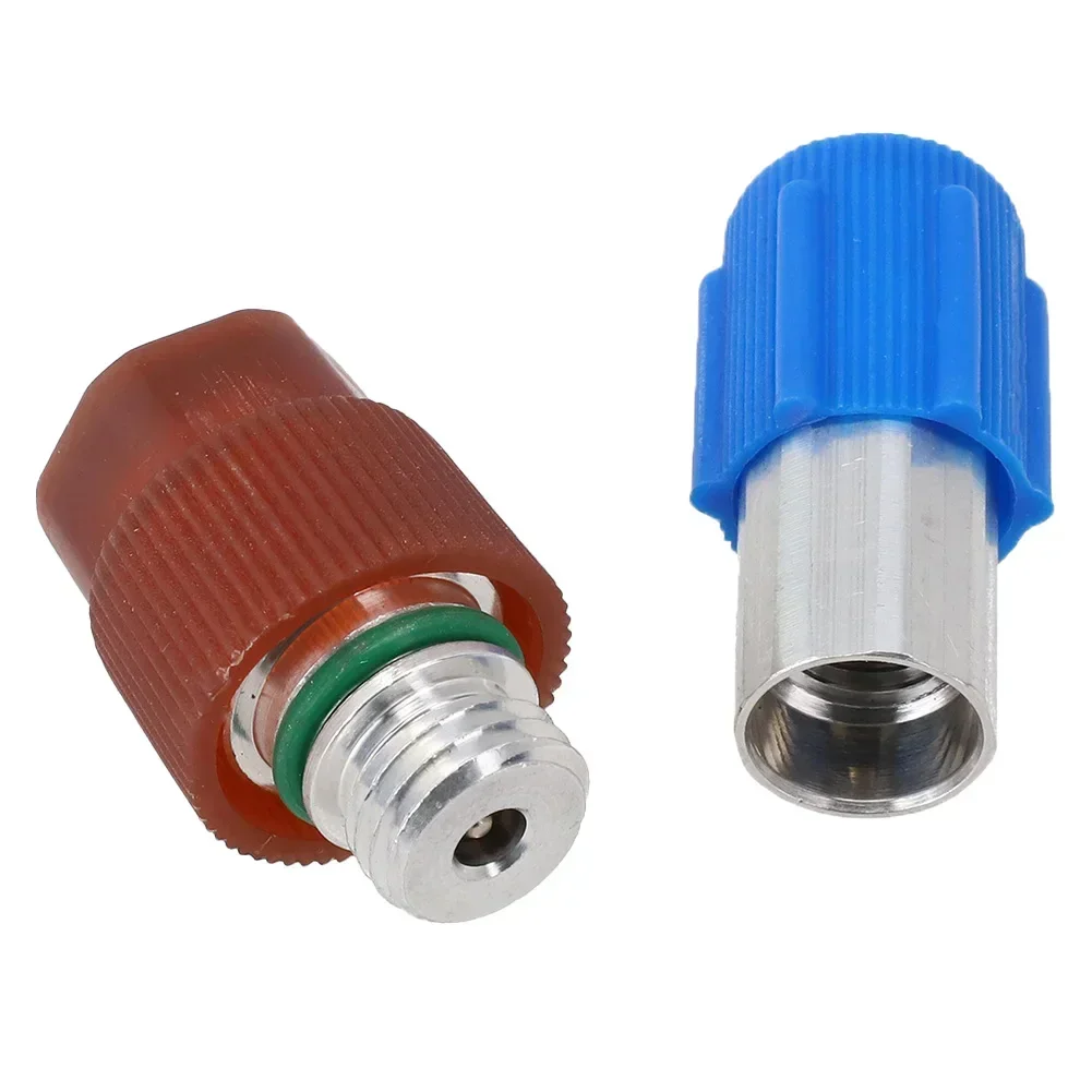 2X R134a Klimaanlage Hd Nd Adapter Für R134a Für FORD Klimaanlage Zubehör Anschlüsse Service Anschluss Set