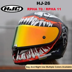 HJ-26 Helmet Visor Lenses for HJC RPHA 11 RPHA 70 Cascos Moto  Windshield Anti-UV HJ-26ST Capacete De Moto Helmet Accessories