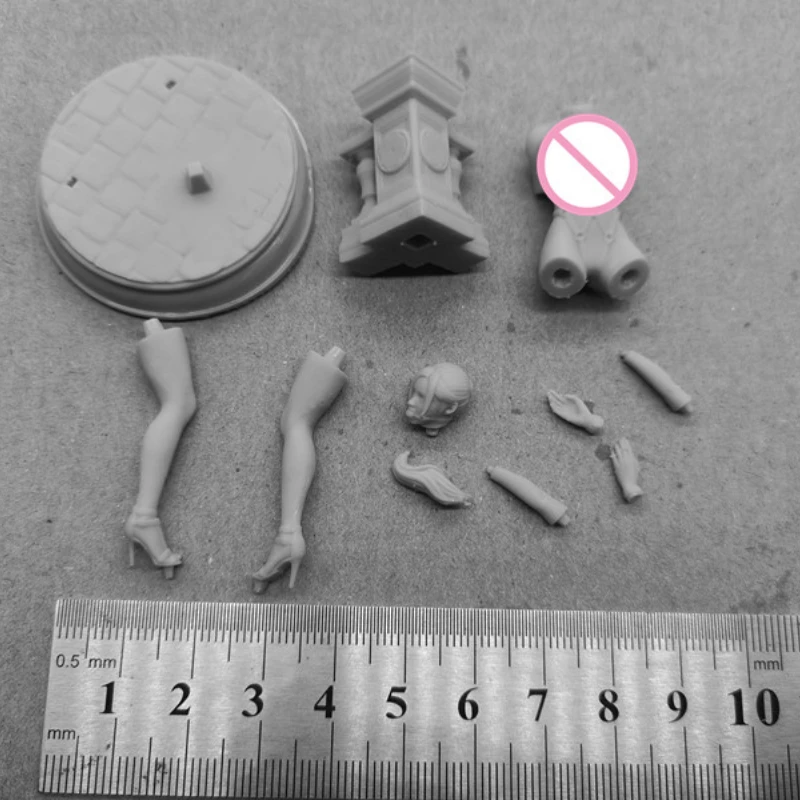 Resin Figure 1/24 Scale Imprisonment Diy Miniatures Assembly Model Kit Unassembled Diorama and Unpainted Figurines Toys