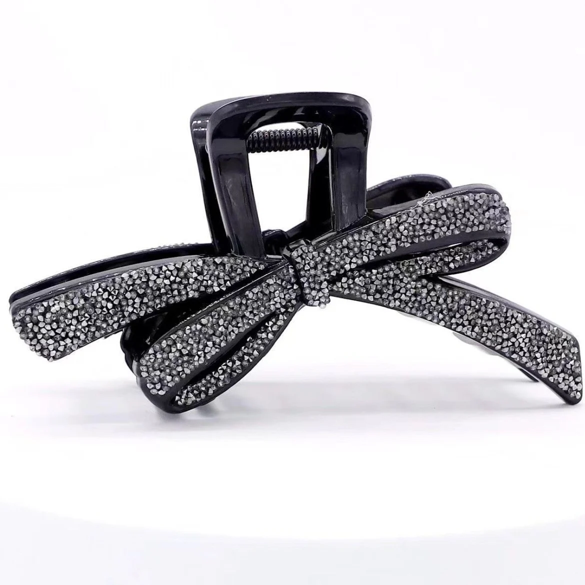 Full diamond bow temperament, fashionable and elegant style, grab clip