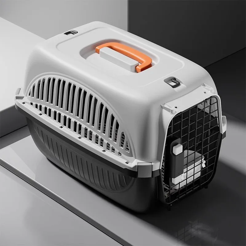 

Portable Pet Air Travel Cage Dog Rabbit Carry-On Box Plane ip Box Outdoors Pet Carrier Universal Pet Supplies