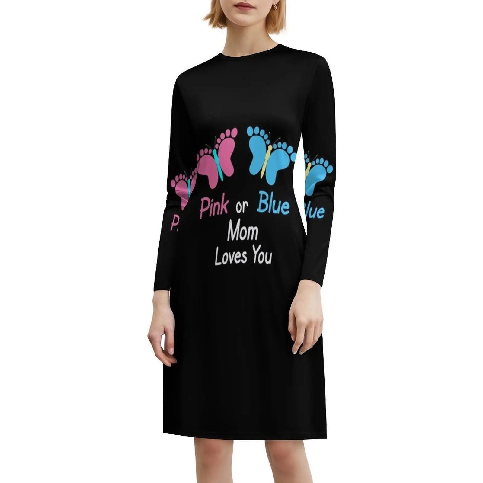 الجنس تكشف أمي الفراشات البوهيمي فستان بلا أكمام متعدد طباعة شاطئ عطلة فستان الحفلات الجنس تكشف حفلة الجنس تكشف