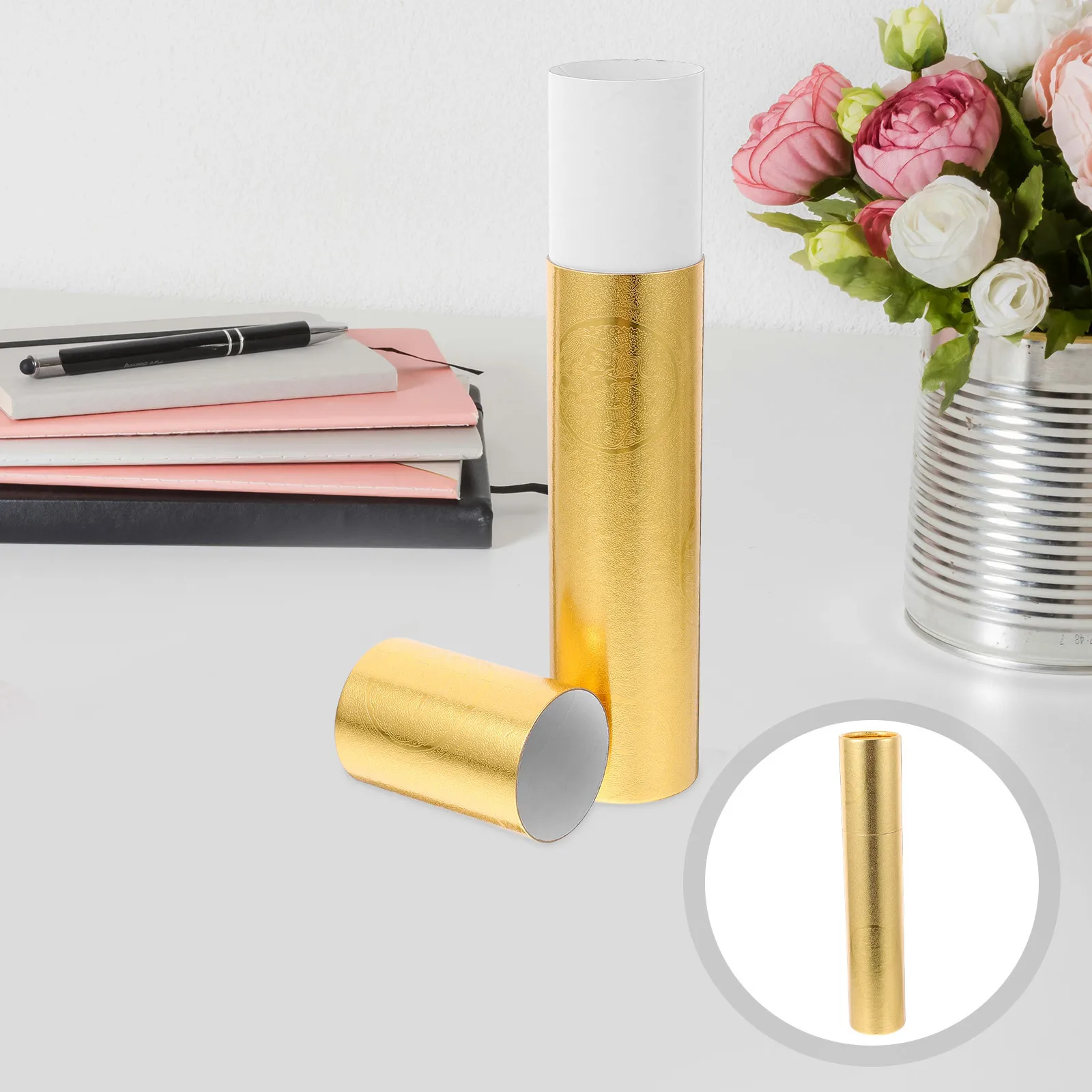 أنبوب تخزين الصور حامل العمل الفني المحمول للرسومات والملصقات والمخططات والمستندات القابلة لإعادة الاستخدام ورقة أنبوب حقيبة بريد صياغة