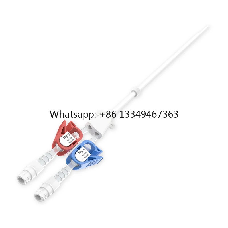 Long Term Indwelling Catheter Kit Semi-Permanent Medical Grade Silicone Dialysis Access Duct Pipe EOS Tunneled
