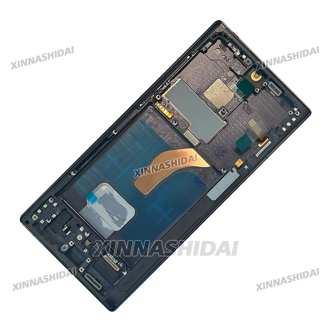 OLED For Samsung S22 Ultra For OLED LCD Display Touch Screen Big Panel Digitizer Assembly Replacement With Battery Cover
