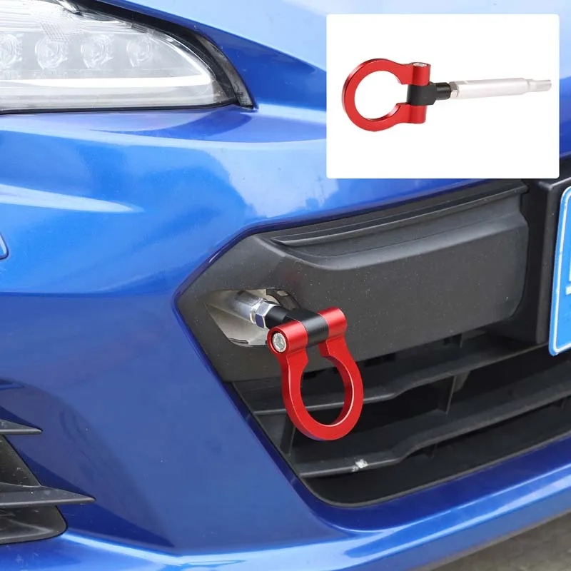

Для Subaru BRZ 2012-2020 Автомобильный передний задний бампер Буксировочный крюк Автомобильный буксировочный крюк Передний задний буксирный бар прицепа Автомобильные аксессуары