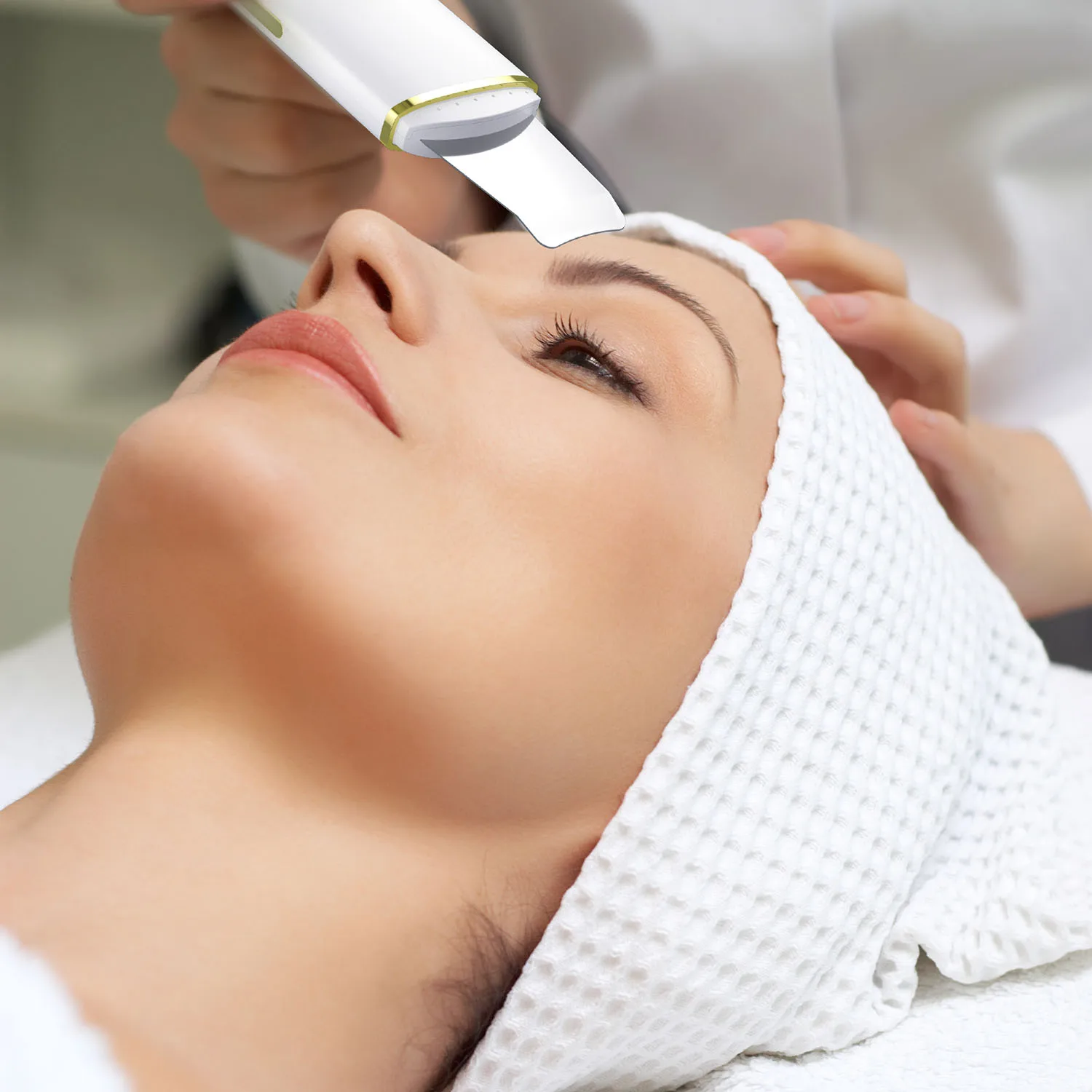 振動式フェイシャルスクレーパー、黒ずみ除去スパチュラ、超音波スキンクリーナー、クリーニングキャビテーション角質除去、リフティングフェイシャルスキン