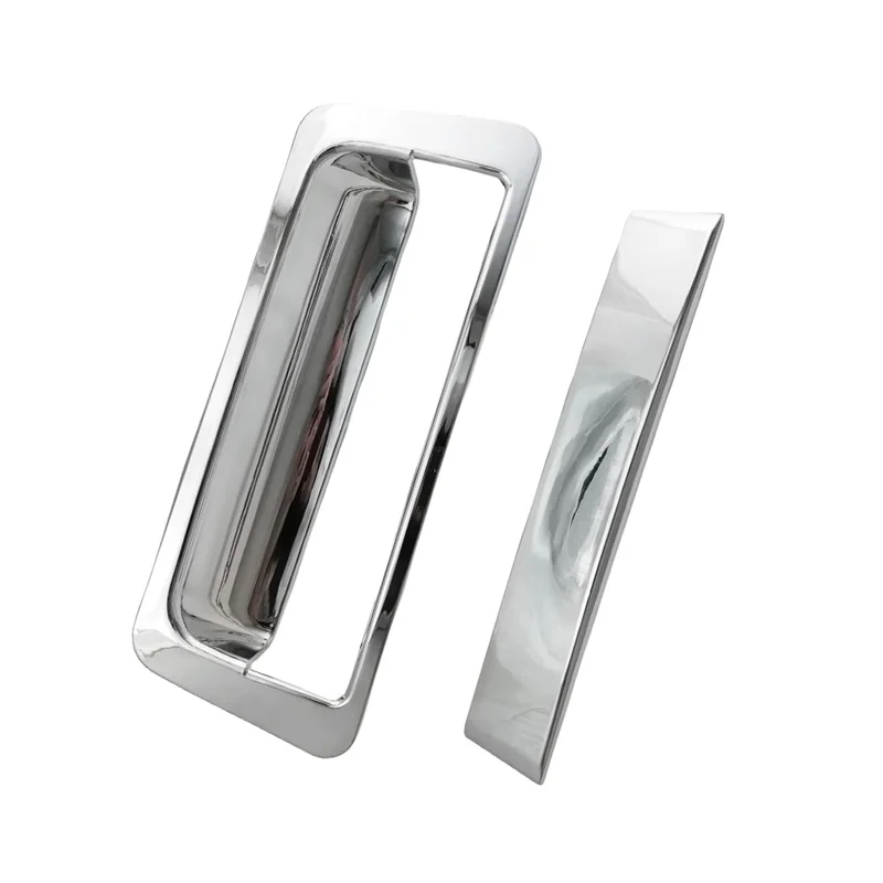 

A03Z-Хромированная накладка на заднюю ручку, накладка на ручку задней двери для Nissan Frontier Navara D40 2007-2013, стиль вставки