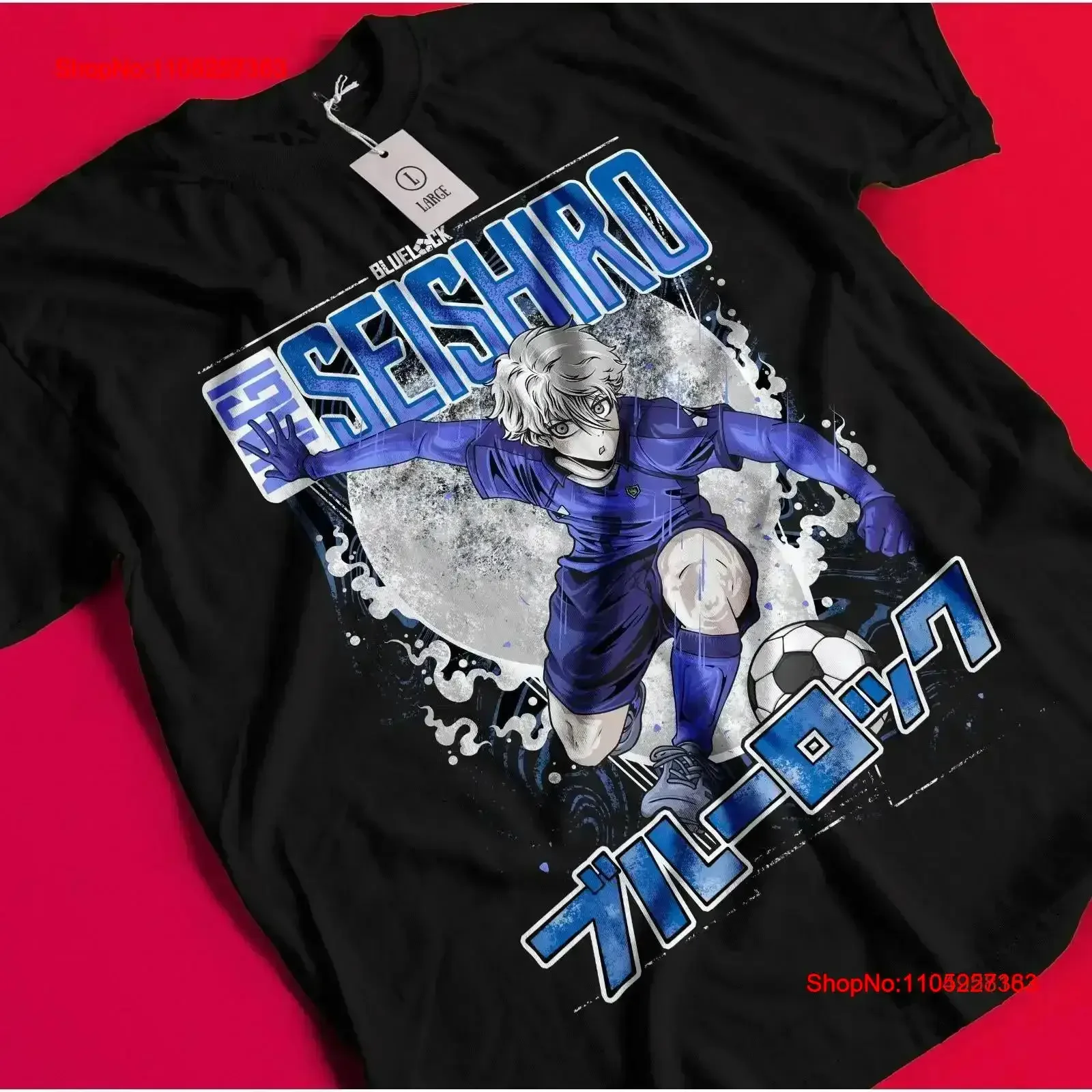 

Футболка с синим замком Seishiro Nagi Isagi Yoichi Rin Itoshi, мягкий винтажный стираный модный удобный домашний топ для повседневной носки