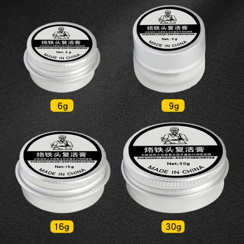 Soldering Iron Tip Restorer Paste Cleaner for Oxidized Black Tips Rejuvenation Tinner Desoldering Repair Cleaning Flux Remover view 2