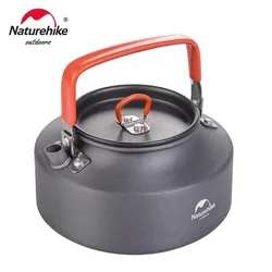 Naturehike Portable Wilderness Camping Kettle Outdoor Drinking Tea Boiling Water Kettle Camping Teapot 1.45L