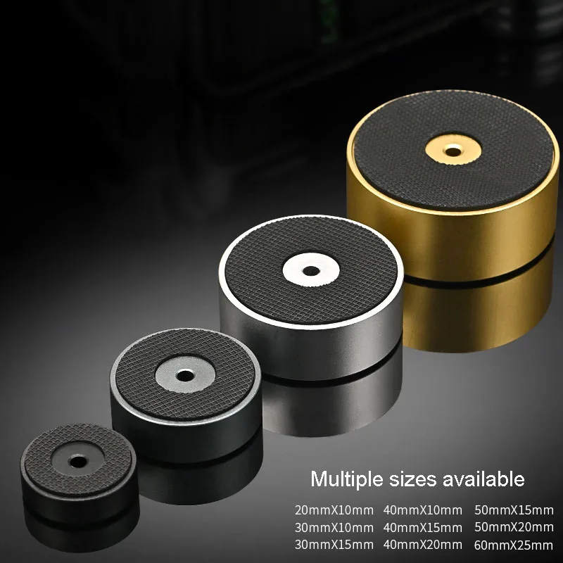 4szt HiFi Audio Głośnik Wzmacniacz Odtwarzacz CD Amortyzator ze stopu aluminium Podnóżek Tłumienie Stopy Podwozie Stojak Izolacja Kolec